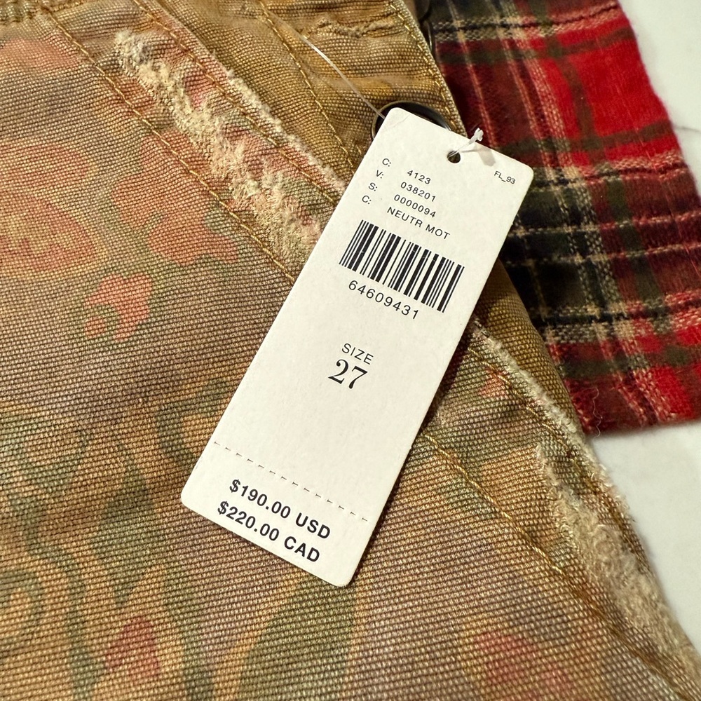 NWTs Pilcro The Wanderer Overalls Size 27 - Picture 2 of 12